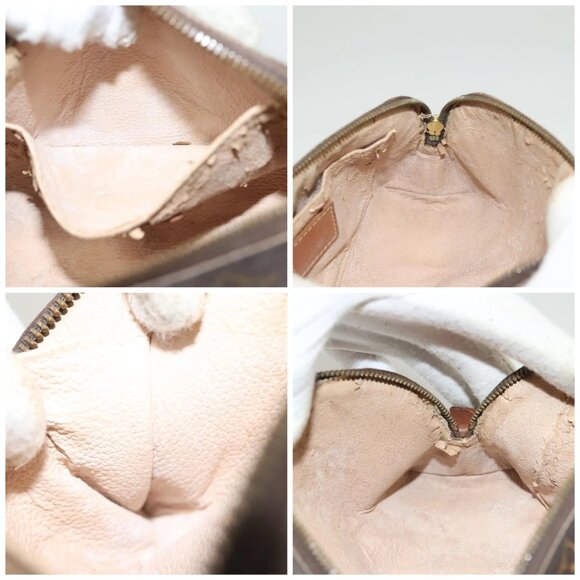 LOUIS VUITTON Monogram Pochette Cosmetic PM Cosmetic Pouch M47515 LV Auth 128419 - Picture 15 of 16
